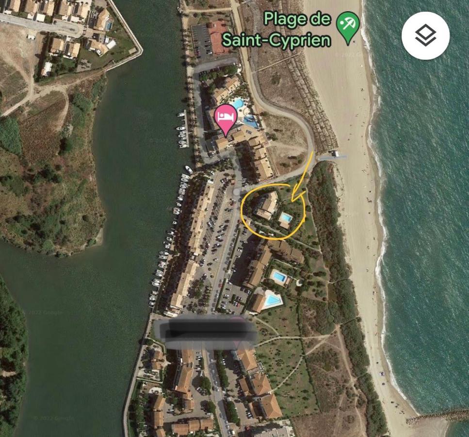 Appartement Entre La Lagune Et La Mer Avec Piscine, Direct Plage, Vue Partielle Mer 圣西普里安 外观 照片