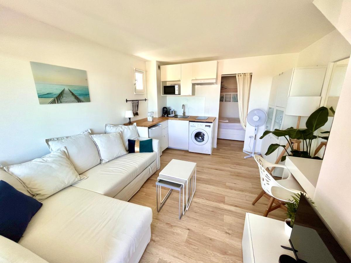 Appartement Entre La Lagune Et La Mer Avec Piscine, Direct Plage, Vue Partielle Mer 圣西普里安 外观 照片